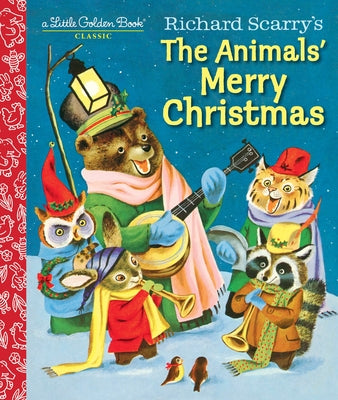 Book cover for Richard Scarry's the Animals' Merry Christmas