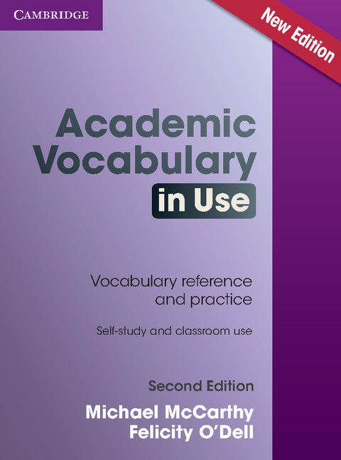 Book cover for Academic Vocabulary in Use Edition with Answers