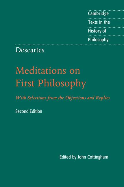 Book cover for Descartes: Meditations on First Philosophy: With Selections from the Objections and Replies