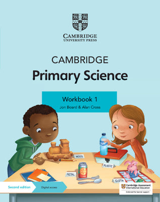 Book cover for Cambridge Primary Science Workbook 1 with Digital Access (1 Year)
