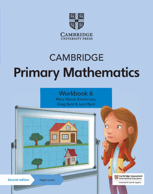 Book cover for Cambridge Primary Mathematics Workbook 6 with Digital Access (1 Year)