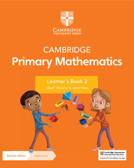 Book cover for Cambridge Primary Mathematics Learner's Book 2 with Digital Access (1 Year)