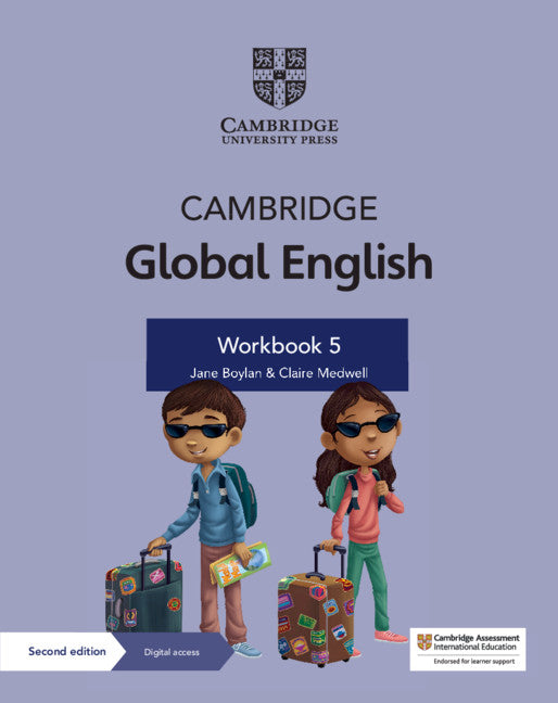 Book cover for Cambridge Global English Workbook 5 with Digital Access (1 Year): For Cambridge Primary English as a Second Language (Revised)