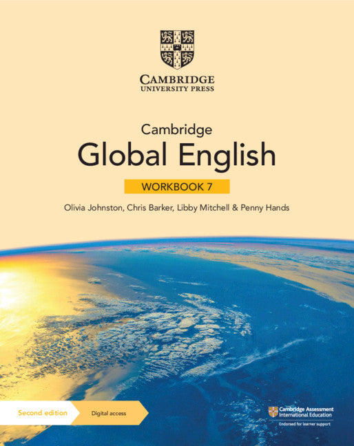 Book cover for Cambridge Global English Workbook 7 with Digital Access (1 Year): For Cambridge Primary and Lower Secondary English as a Second Language (Revised)