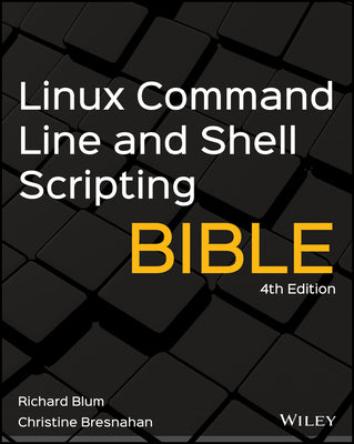 Book cover for Linux Command Line and Shell Scripting Bible