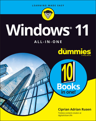 Book cover for Windows 11 All-In-One for Dummies