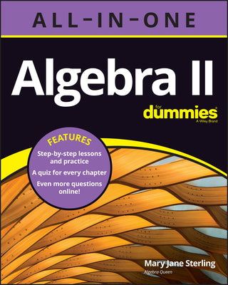 Book cover for Algebra II All-In-One for Dummies