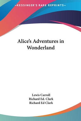Book cover for Alice's Adventures in Wonderland