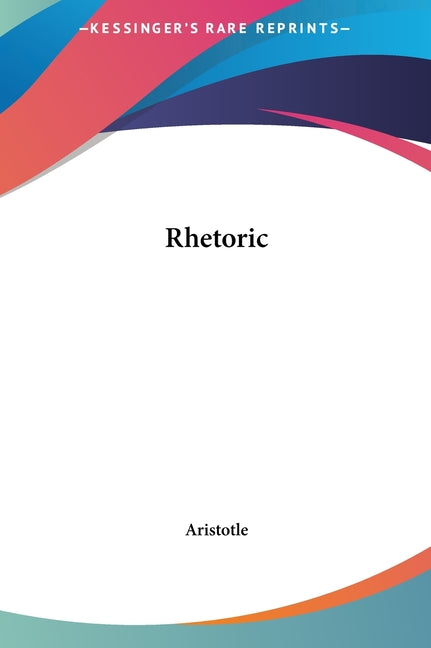 Book cover for Rhetoric
