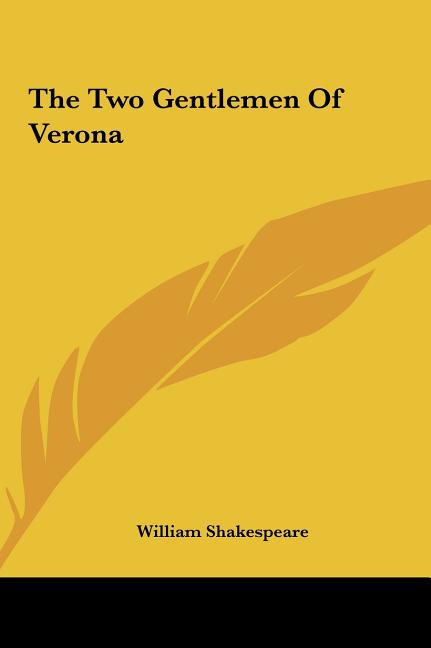 Book cover for Two Gentlemen of Verona
