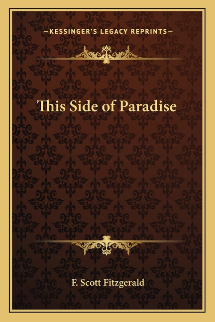 Book cover for This Side of Paradise