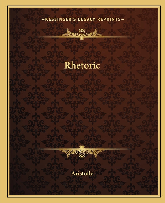 Book cover for Rhetoric