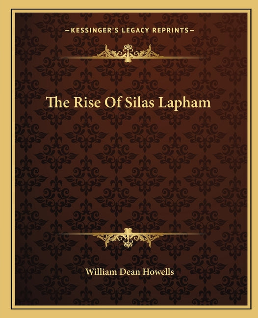Book cover for Rise of Silas Lapham