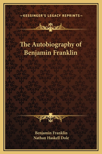 Book cover for Autobiography of Benjamin Franklin