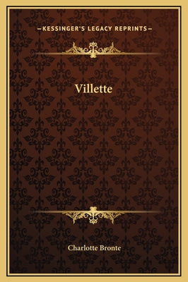 Book cover for Villette