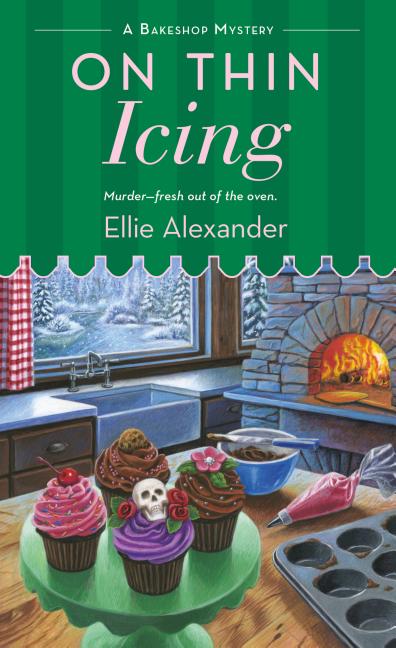 Book cover for On Thin Icing: A Bakeshop Mystery