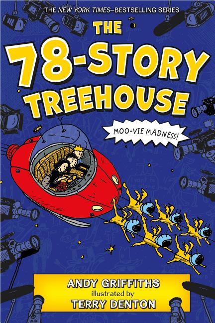 Book cover for The 78-Story Treehouse: Moo-Vie Madness!