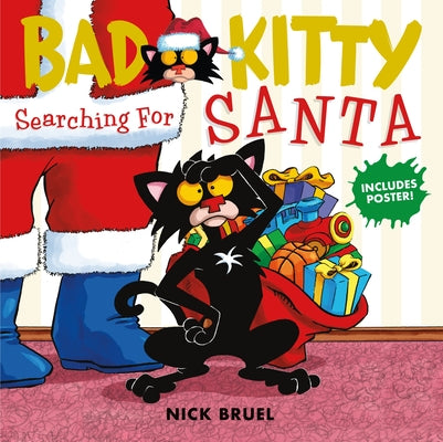 Book cover for Bad Kitty: Searching for Santa