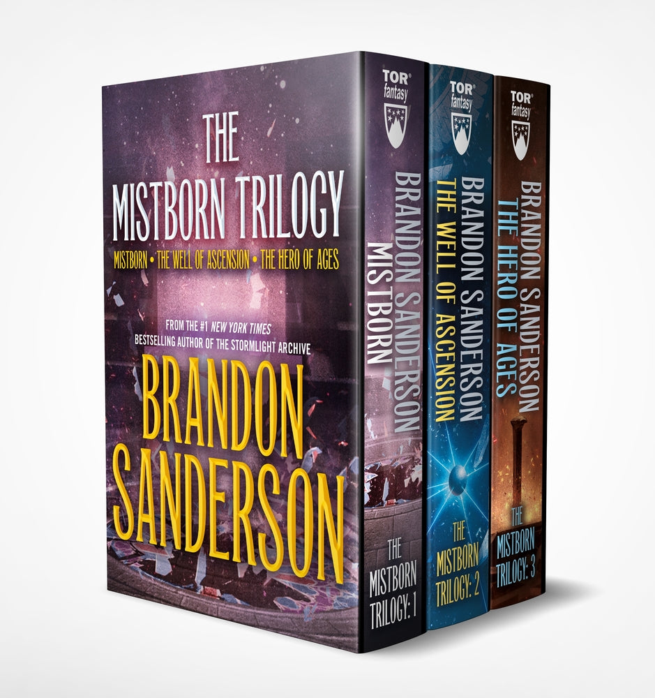 Book cover for Mistborn Boxed Set I: Mistborn, the Well of Ascension, the Hero of Ages