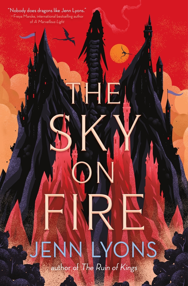 Book cover for The Sky on Fire