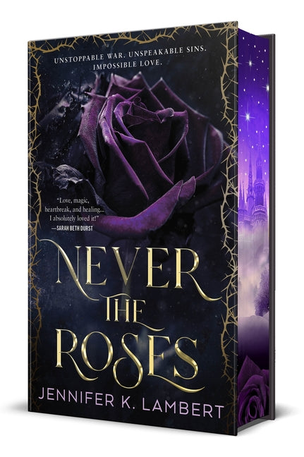 Book cover for Never the Roses