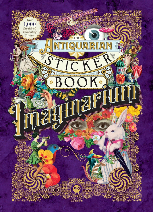 Book cover for The Antiquarian Sticker Book: Imaginarium