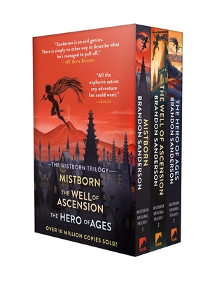 Book cover for Mistborn Trilogy Tpb Boxed Set: Mistborn, the Well of Ascension, the Hero of Ages