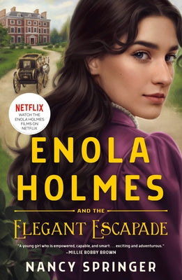 Book cover for Enola Holmes and the Elegant Escapade