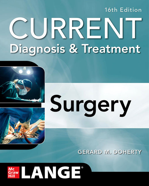 Book cover for Current Diagnosis and Treatment Surgery, 16th Edition
