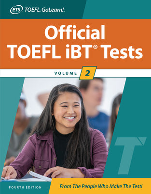 Book cover for Official TOEFL IBT Tests Volume 2, Fourth Edition