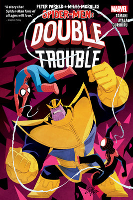 Book cover for Peter Parker & Miles Morales: Spider-Men Double Trouble