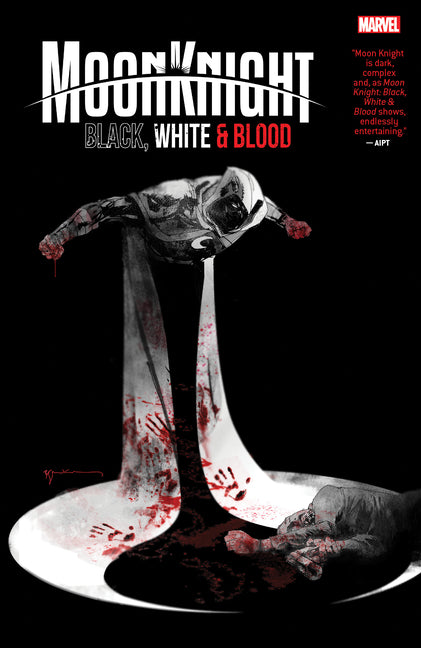 Book cover for Moon Knight: Black, White & Blood