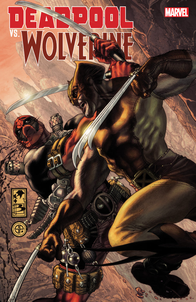 Book cover for Deadpool vs. Wolverine