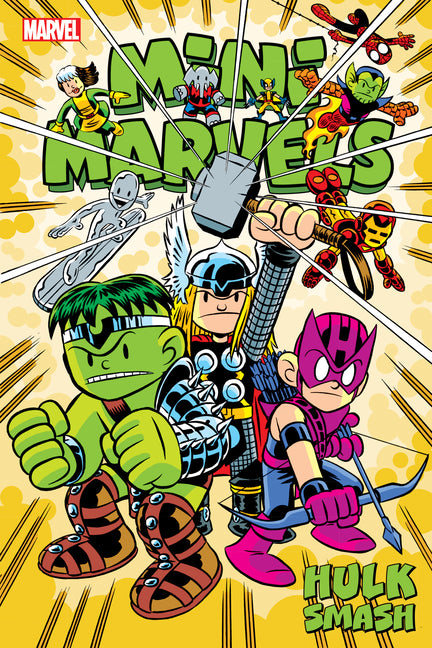 Book cover for Mini Marvels: Hulk Smash