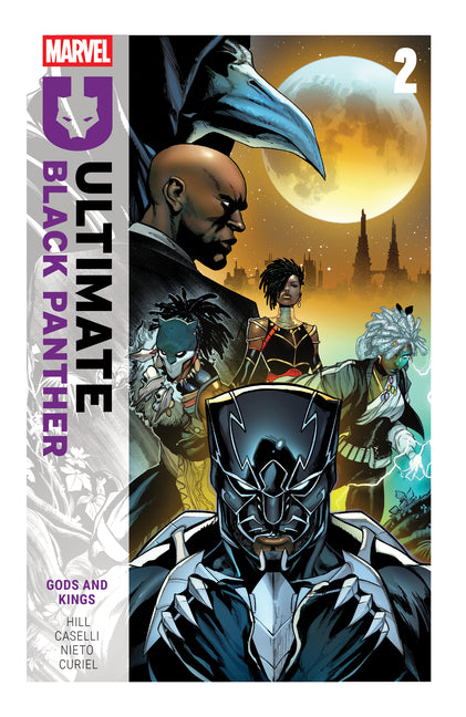 Book cover for Ultimate Black Panther by Bryan Hill Vol. 2: Gods and Kings