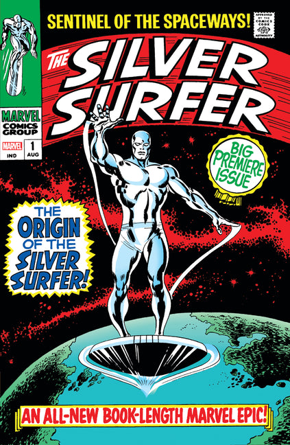 Book cover for Silver Surfer Omnibus Vol. 1 John Buscema First Issue Cover [New Printing 2]