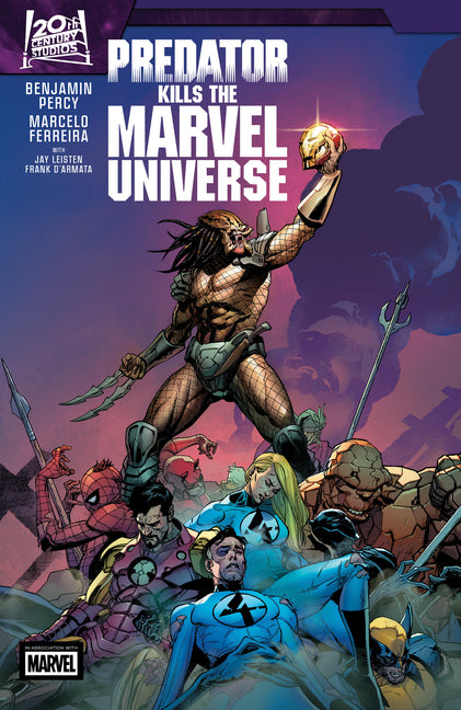 Book cover for Predator Kills the Marvel Universe