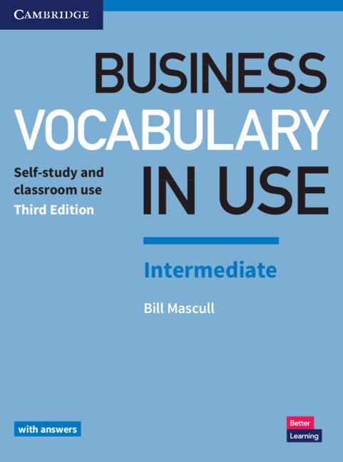 Book cover for Business Vocabulary in Use: Intermediate Book with Answers: Self-Study and Classroom Use (Revised)