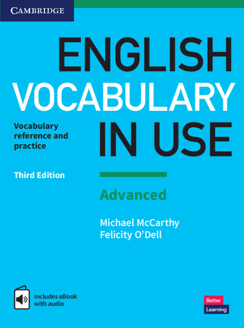 Book cover for English Vocabulary in Use: Advanced Book with Answers and Enhanced eBook: Vocabulary Reference and Practice (Revised)