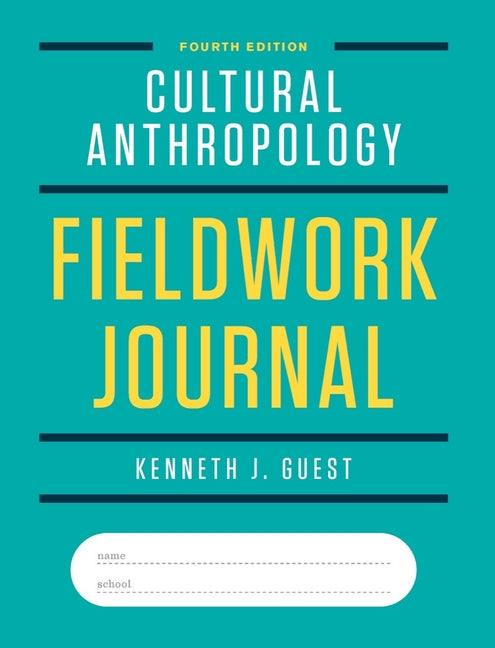 Book cover for Cultural Anthropology Fieldwork Journal