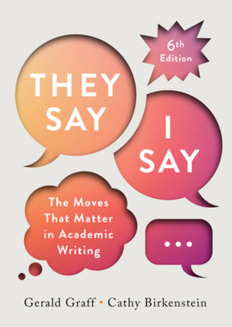 Book cover for They Say / I Say