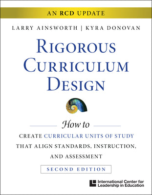 Book cover for Rigorous and Relevant Curriculum Design 2019