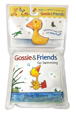 Book cover for Gossie & Friends Go Swimming Bath Book with Toy [With Toy]