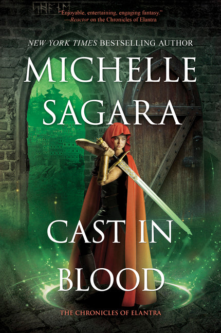 Book cover for Cast in Blood: A Chronicles of Elantra Novel (Original)