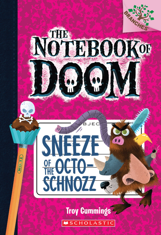Book cover for Sneeze of the Octo-Schnozz: A Branches Book (the Notebook of Doom #11): Volume 11