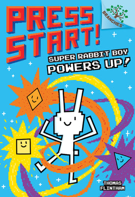 Book cover for Super Rabbit Boy Powers Up! a Branches Book (Press Start! #2): Volume 2