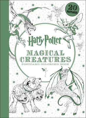 Book cover for Harry Potter Magical Creatures Postcard Coloring Book