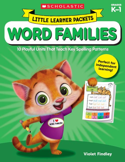 Book cover for Little Learner Packets: Word Families: 10 Playful Units That Teach Key Spelling Patterns