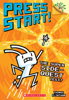 Book cover for The Super Side-Quest Test!: A Branches Book (Press Start! #6): Volume 6