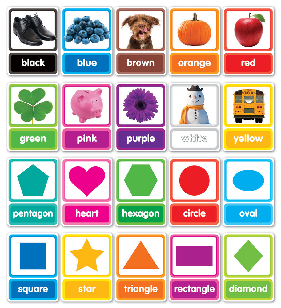 Book cover for Colors & Shapes in Photos Bulletin Board